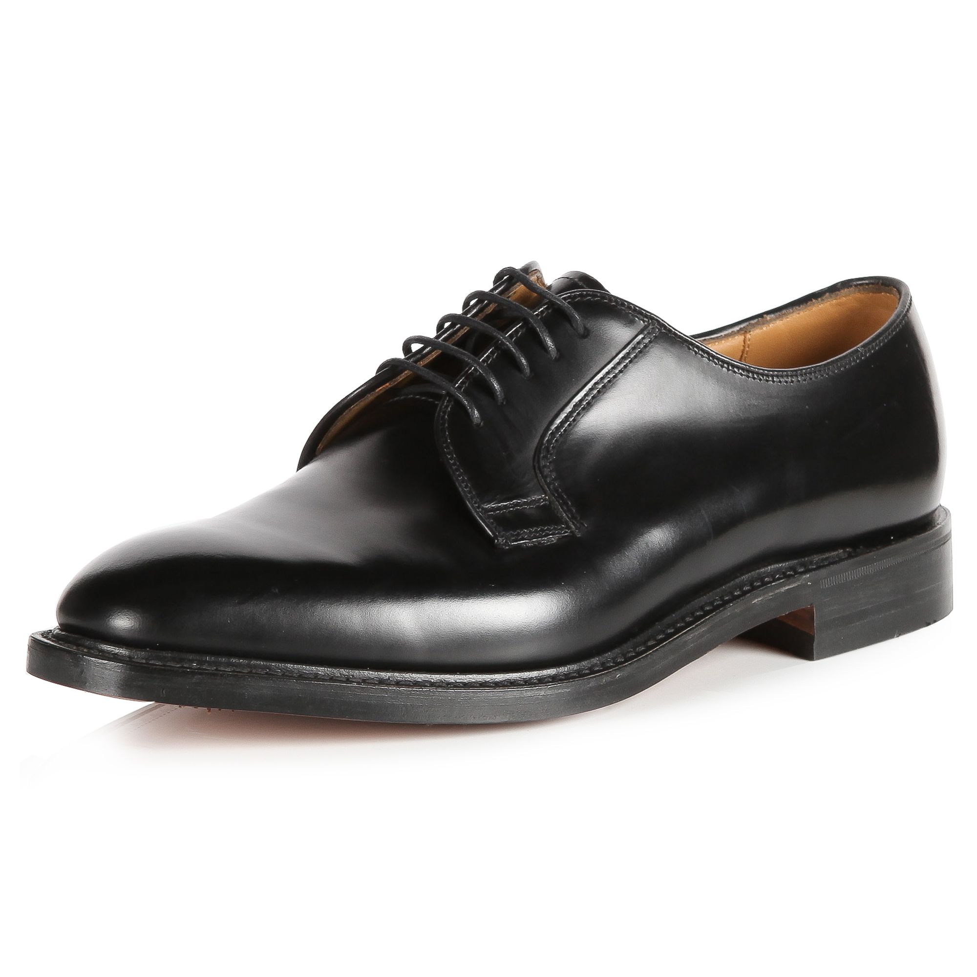 771 Loake Derby Black Shoes – Mod Shoes