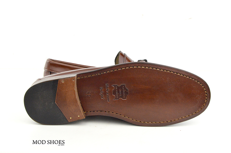 Chestnut Tassel Loafer – The Duke by Modshoes – Mod Shoes
