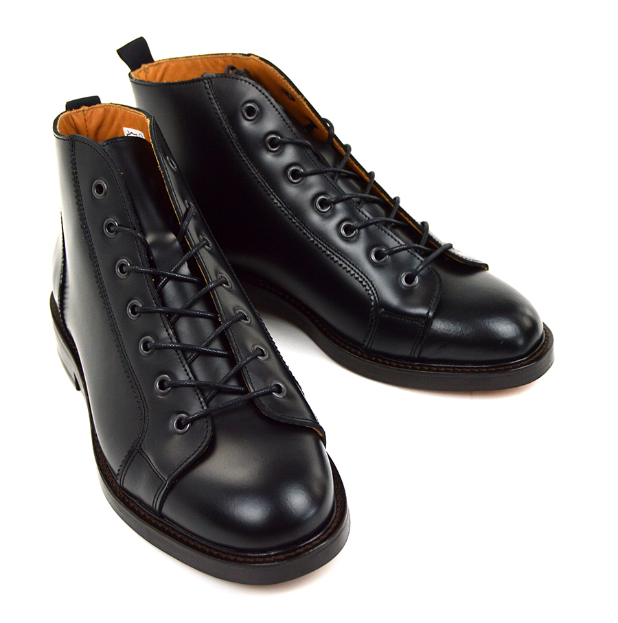 black leather soled shoes