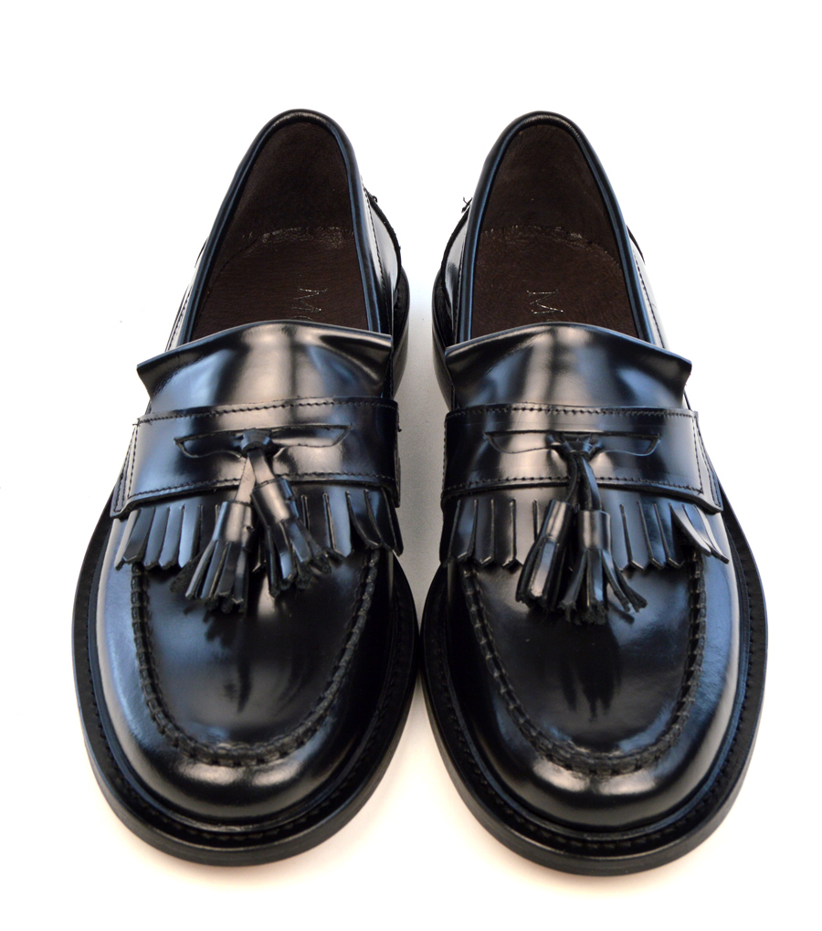 Black Tassel Loafers – The Prince – Mod Shoes