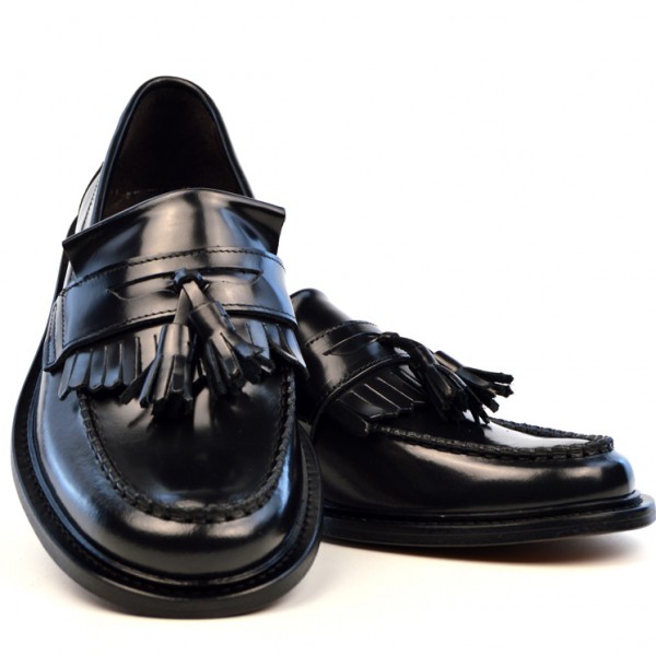Black Tassel Loafers – The Prince – Mod Shoes