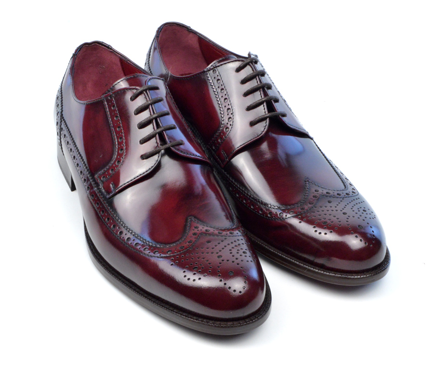 All Leather Oxblood Brogue – Mod Shoes