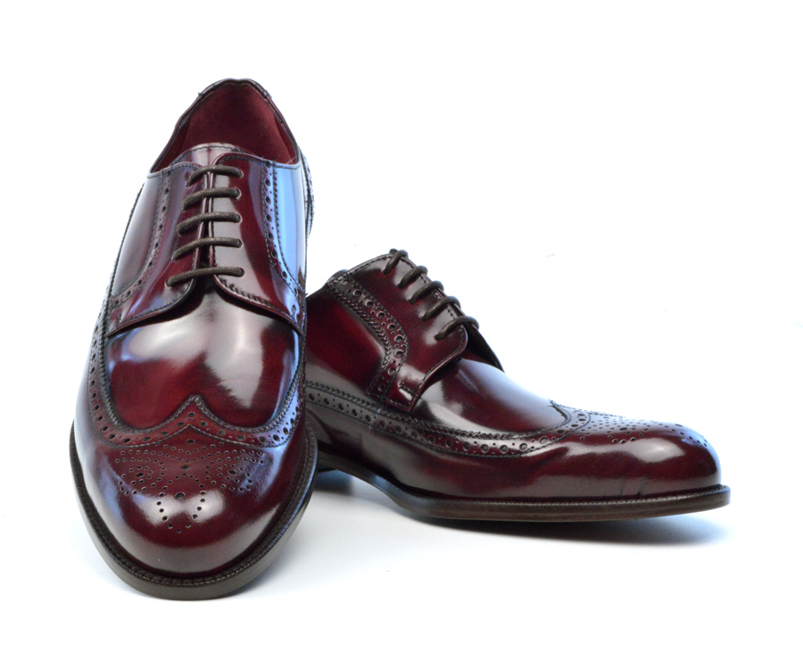 All Leather Oxblood Brogue – Mod Shoes