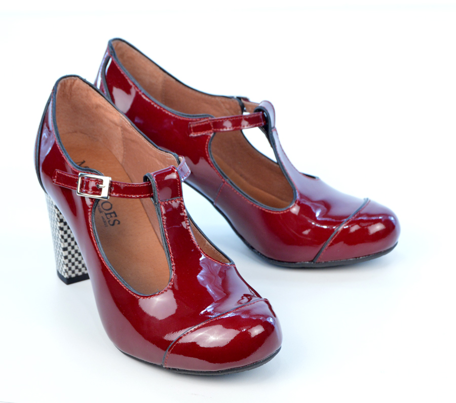 The Dusty In Red Wine / Burgundy Patent 