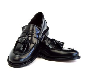 The Prince for Women- Black Tassel Loafers – Mod Ska Skinhead Style ...