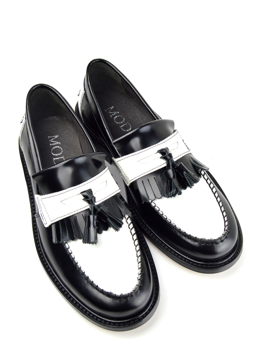 Black Patent Leather Women's Loafers Shoes Women Tassel Flats Shoes Woman