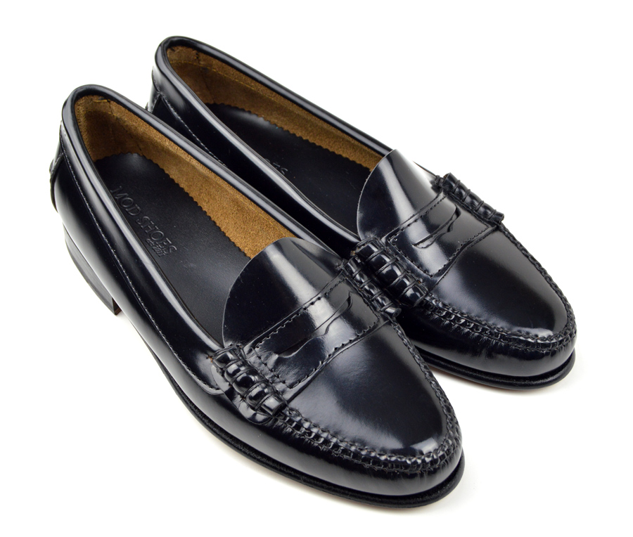 next womens black loafers