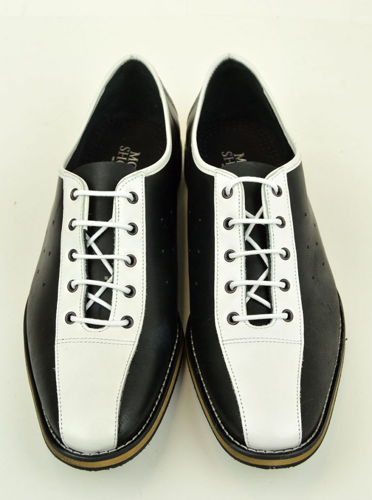 Black & White Bowling Shoes – The Strike – Mod Style – Mod Shoes