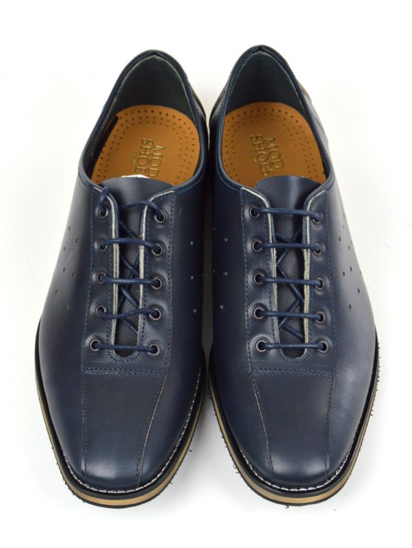 Midnight Blue Bowling Shoes – The Strike – Mod Style – Mod Shoes