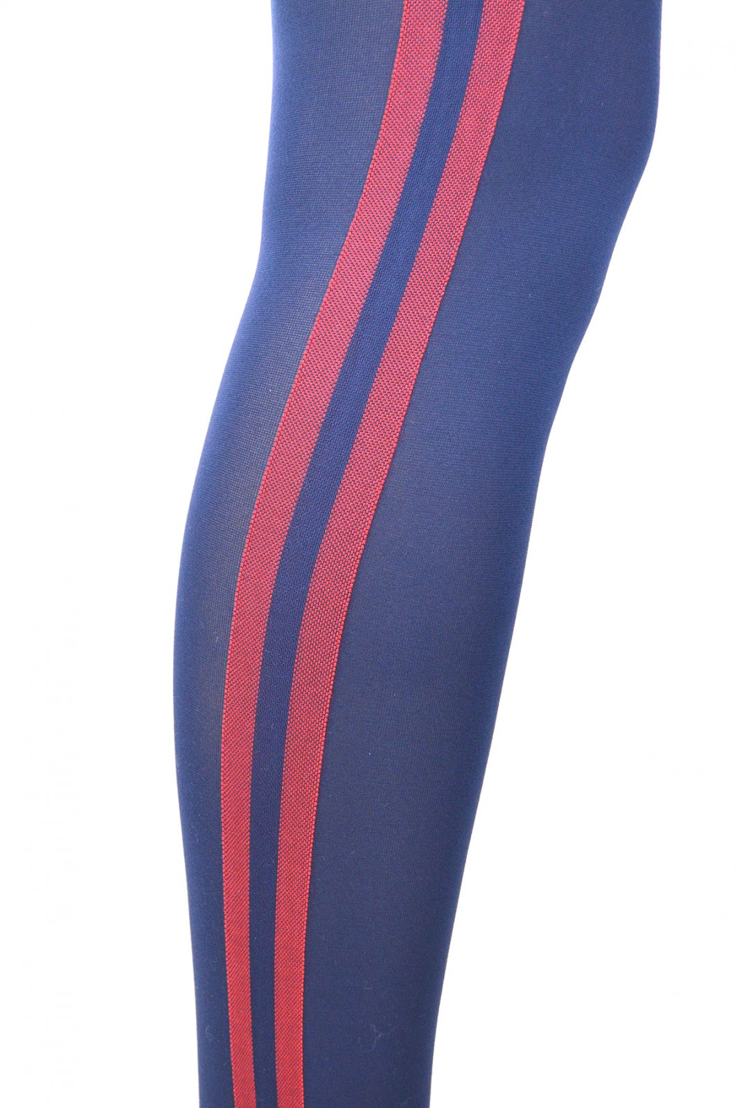 Blue & Red Double Stripe Tights – ladies vintage retro 60’s – 70’s ...