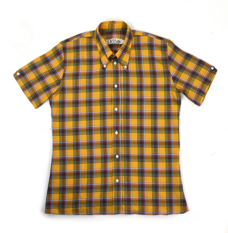 Exclusive DNA Groove Shirt – 2 Colours Mustard – Mod Shoes