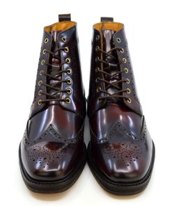 The Shelby V2 (New Thicker Soles) – Oxblood Brogue Boots – Peaky ...
