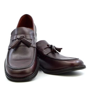 Scorchers – Oxblood Tassel Loafers – Ska Skinhead Suedehead 60s-70s Style Image