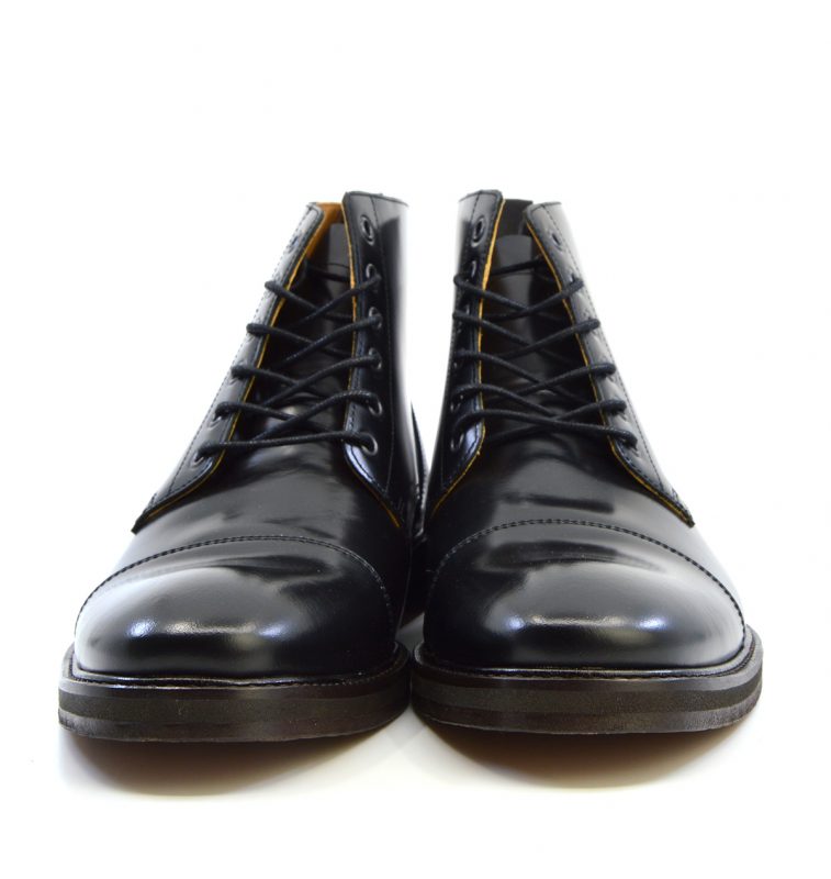 The Arthur – Black Capped Derby Boots – Peaky Blinders Inspired – Mod Shoes