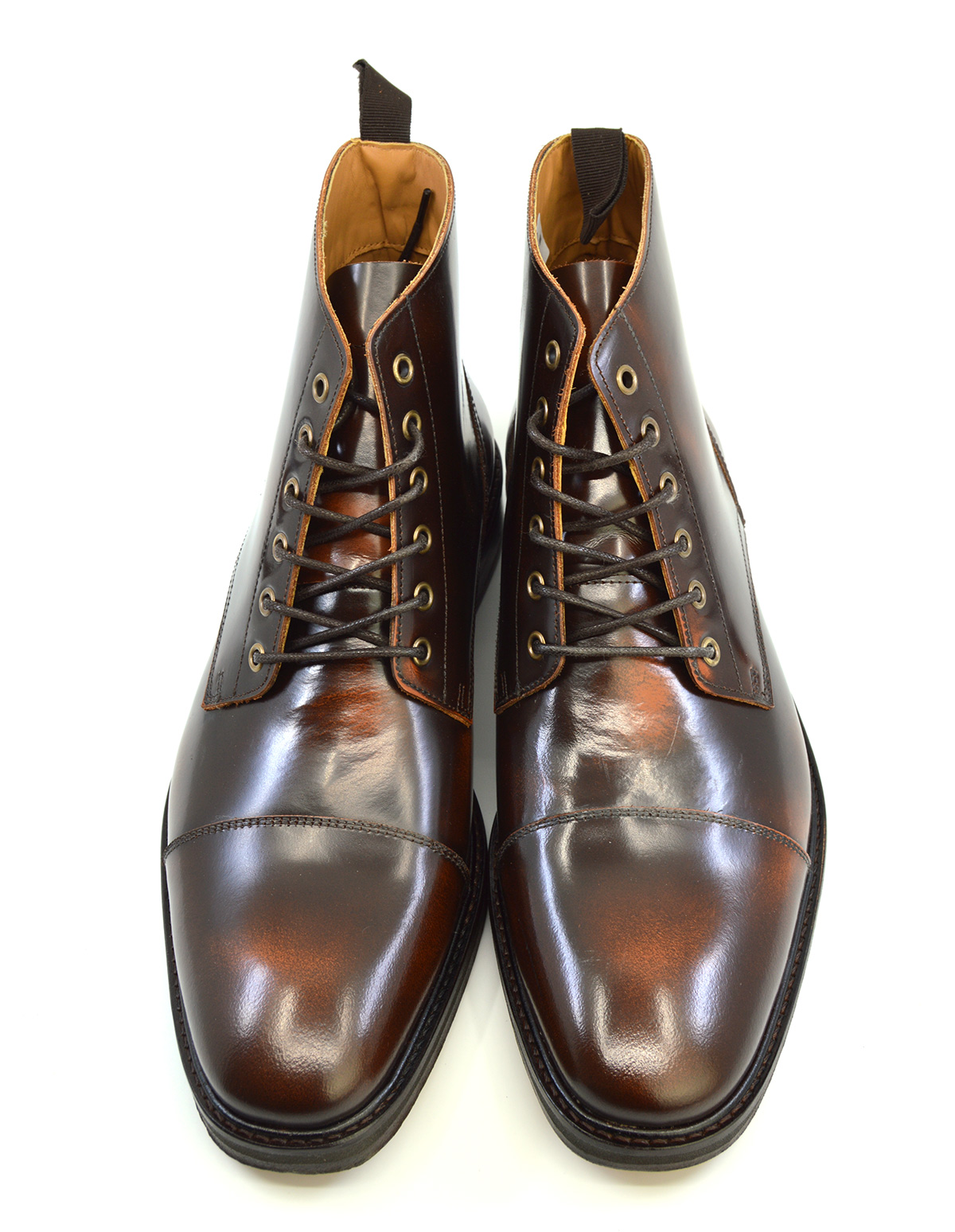 The Arthur – Cognac Capped Derby Boots – Peaky Blinders Inspired – Mod ...