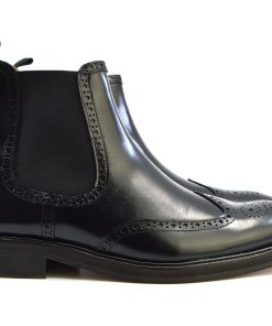 The Thomas – Black Dealer Boots – Peaky Blinders Inspired – Mod Shoes