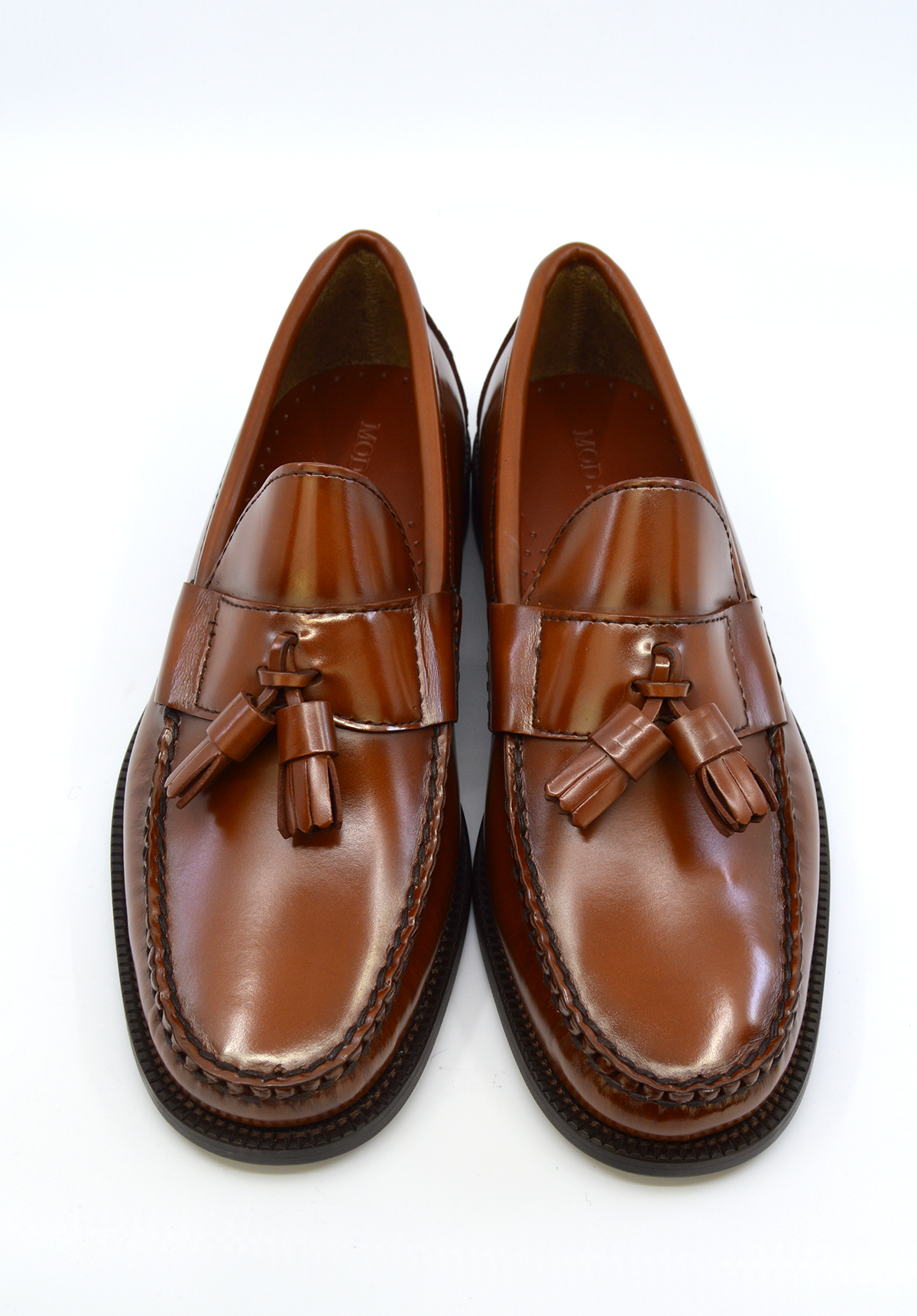 Tassel Loafers in Teak – The Baron – Mod Shoes