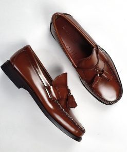Burgundy loafers – Mod Shoes