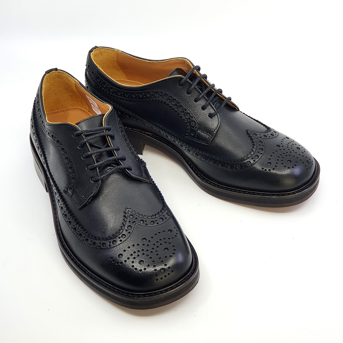 The Charles Ladies Brogue in Black – Northern Soul Ska Style – Mod Shoes