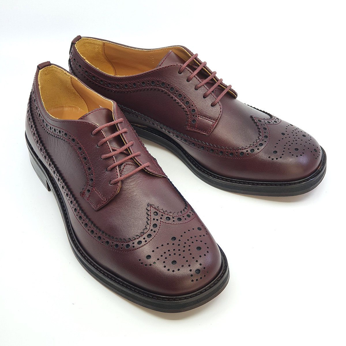 The Charles Brogue in Oxblood – Northern Soul Ska Style – Mod Shoes