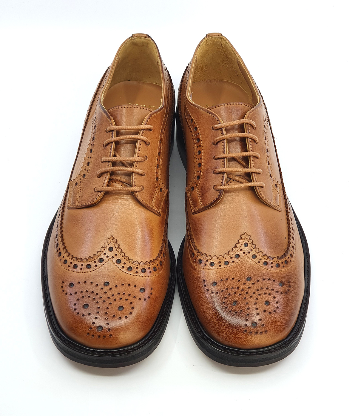 The Charles Brogue in Tan – Northern Soul Ska Style – Mod Shoes