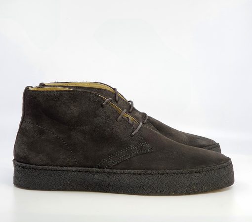 Chukka Boot Dark Grey Suede – The Brett – Mod Shoes
