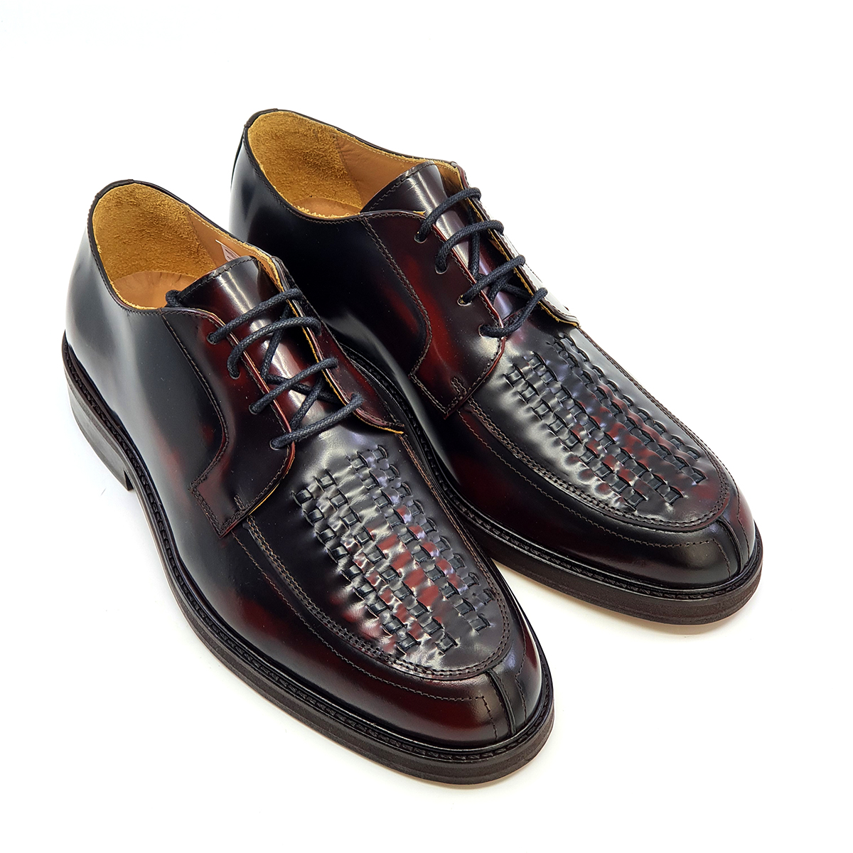 The “JA’s” Shoes Weave Lace Ups In Oxblood – Hard Mod Suedehead ...