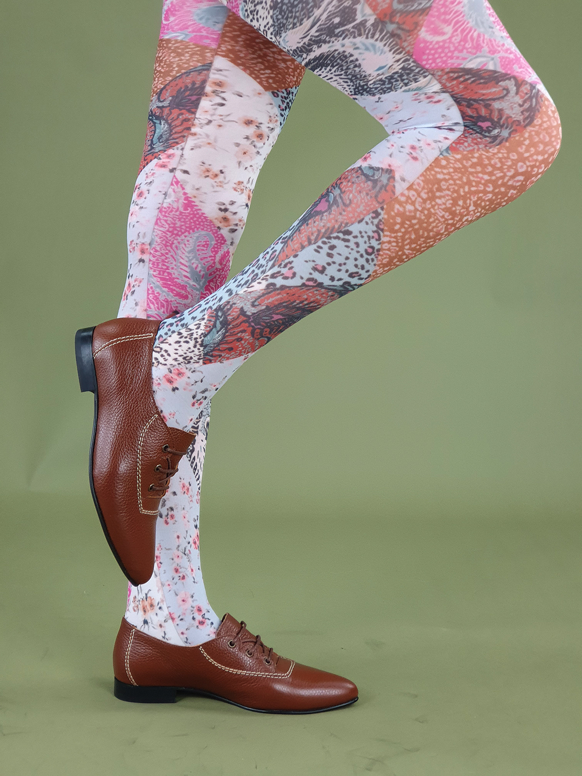 Paisley Tights – vintage retro 60's – 70's style – Mod Shoes