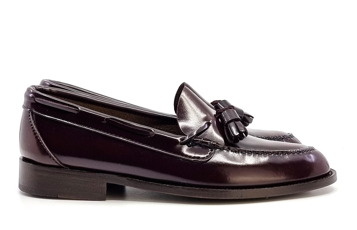 Oxblood Tassel Loafers – The “Deacon” By Mod Shoes – Mod Shoes