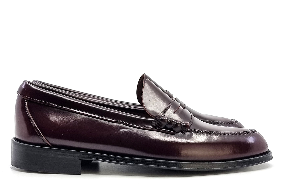 Oxblood Penny Loafers – The “Viscount” By Mod Shoes – Mod Shoes