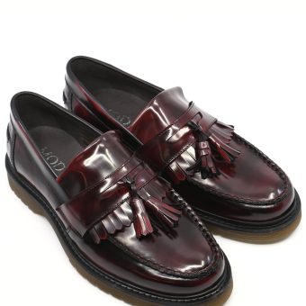 The Prince 'Air Cushion' Soles - Oxblood Tassel Loafers Image