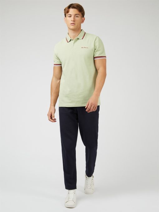 modshoes ben sherman Signature Polo Pistachio 2023 02