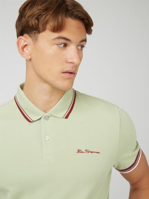 modshoes ben sherman Signature Polo Pistachio 2023 05