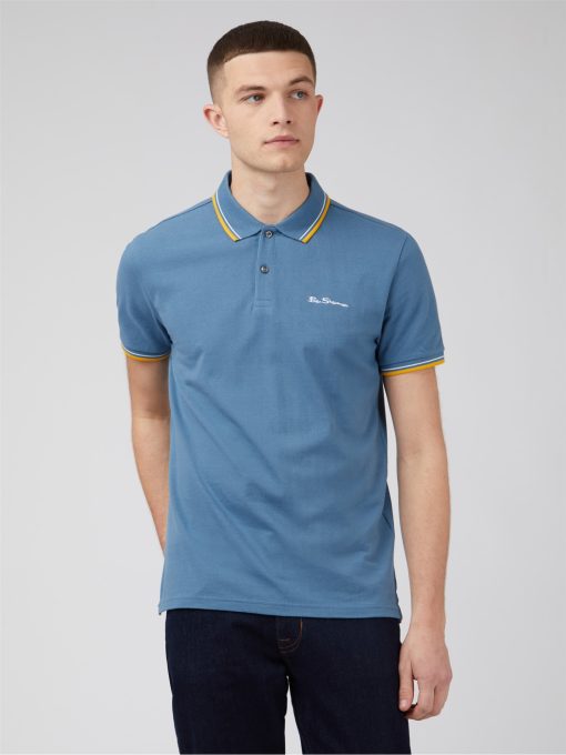 Ben Sherman Signature Polo - Blue Shadow