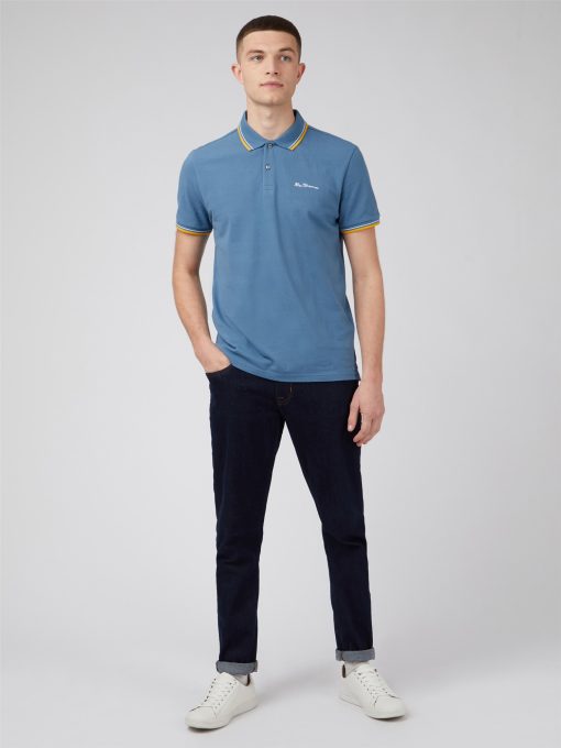 Ben Sherman Signature Polo - Blue Shadow