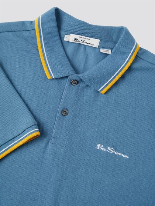 Ben Sherman Signature Polo - Blue Shadow