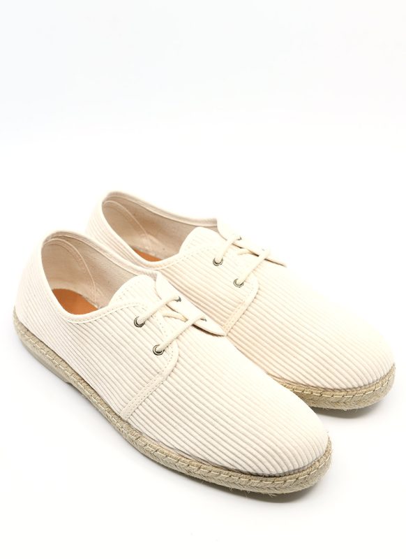 The Cortez In Cream Cord (Corded) – Summer Shoes – Mod Shoes