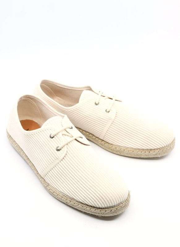 The Cortez In Cream Cord (Corded) – Summer Shoes – Mod Shoes