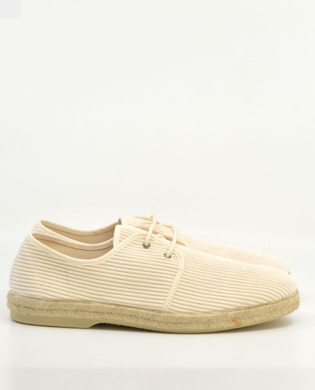 The Cortez In Cream Cord (Corded) – Summer Shoes – Mod Shoes