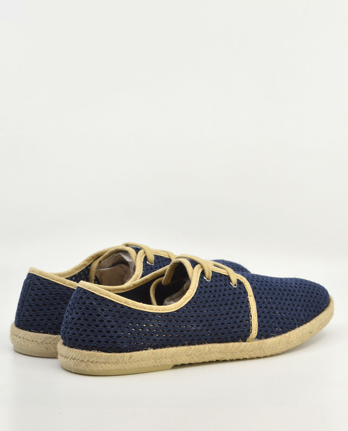 The Paulo Navy Cream Canvas – Summer Shoes – Mod Shoes