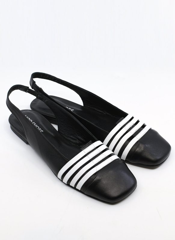 The Eleanor In Black and White – Women’s Retro 60’s 70’s Style Shoes by ...