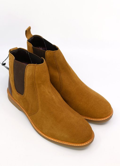 Modshoes-Gabicci-Kings-Road-Cognac-Seuede-Chelsea-Boots-01