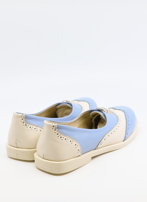 Modshoes-The-Skipper-Womens-Ladies-Brogues-40s-50s-Rock-N-Roll-Dancing-Days-In-Baby-blue-and-Cream-04