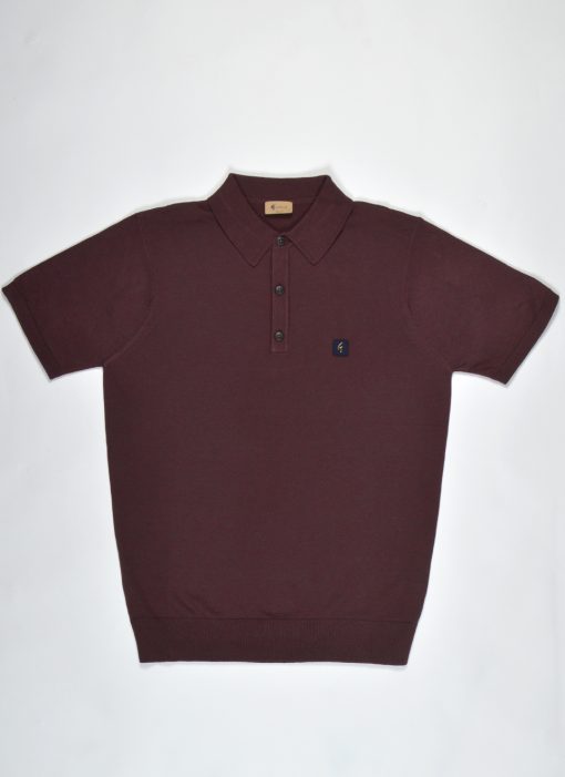 Gabicci-at-Modshoes-and-66-Clothing-Jackson-Short-Sleeve-Polo-in-Cherry-2024-01