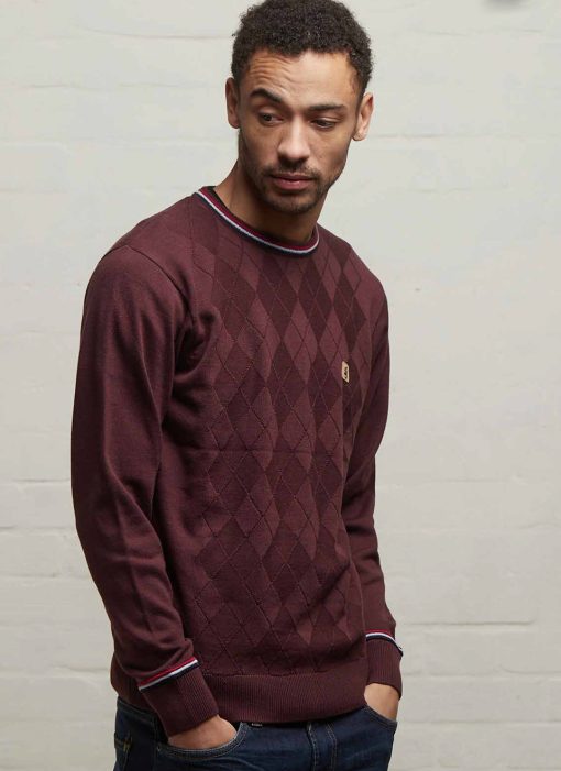 Gabicci-at-Modshoes-and-66-Clothing-Jumper-Marlon-in-Cherry-2024-02