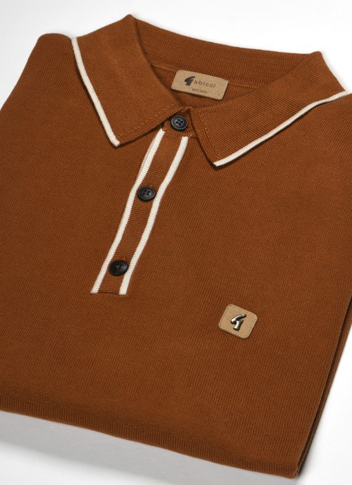 Gabicci-at-Modshoes-and-66-Clothing-Long-Sleeve-Polo-Kint-in-Walnut-Lineker-2024-02