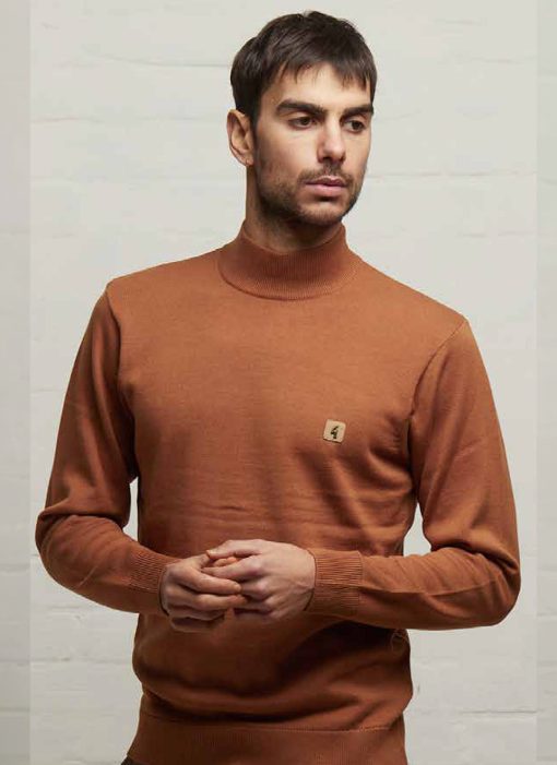 Gabicci-at-Modshoes-and-66-Clothing-Turtle-Neck-Jumper-in-Walnut-Duke-2024-03