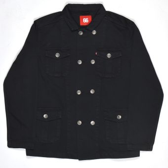 The 'Marr' Jacket In Black - Military Utility Inspired by 66 Clothing Image