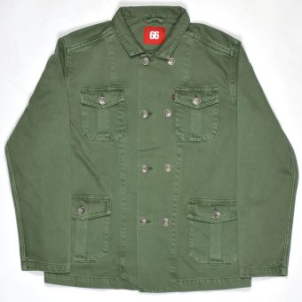 The 'Marr' Jacket In Olive - Military Utility Inspired by 66 Clothing Image