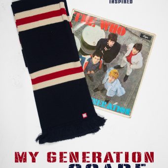 My Generation Scarf Inspired by Pete Townshend The Who 65 - By 66 Clothing Image